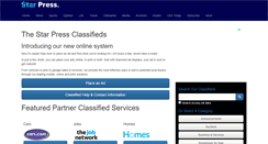 Desktop Screenshot of classifieds.thestarpress.com